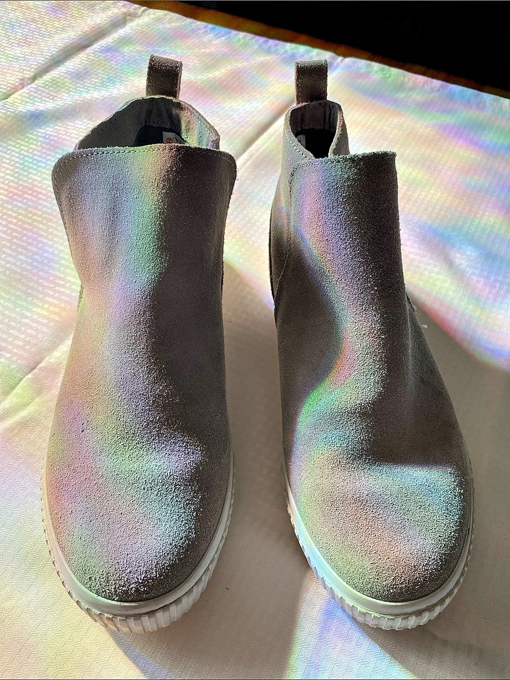 Timberland grey Ankle Boots Like New